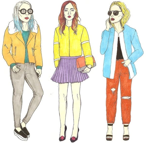 Anoushka Probyn Personal Style Fashion Blog - Avenue 32 Shrimps Fashion Illustration