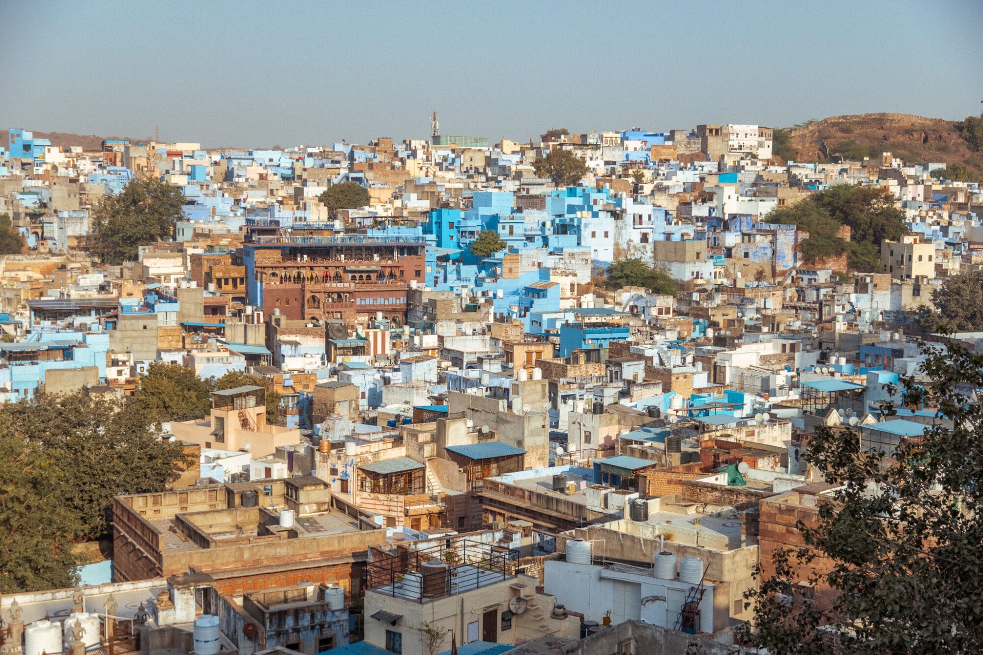 Jodhpur Blue City Rajasthan India Views