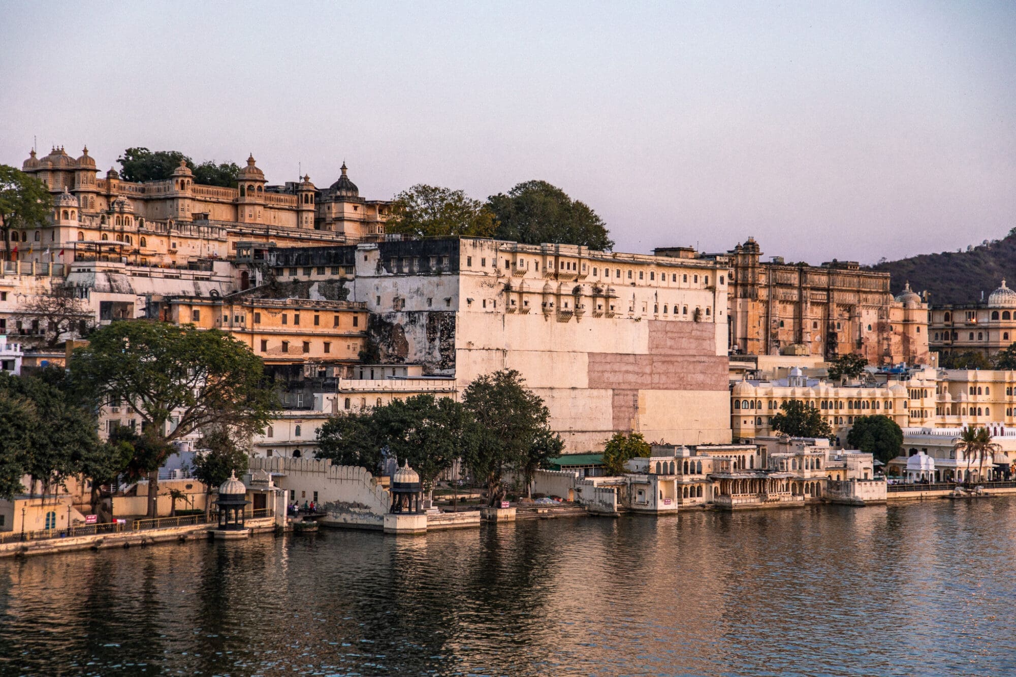Sunset in Udaipur India Lake Pichola