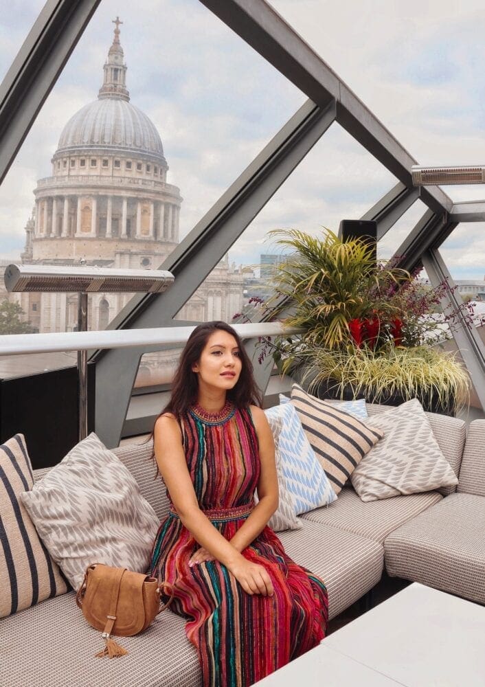 Anoushka Probyn UK London Fashion Travel Blogger Rooftop Bars Drinking London Madisons