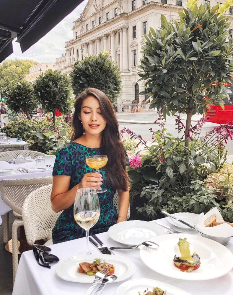 Anoushka Probyn UK London Fashion Travel Fashion Food Blogger San Carlos Italian Dining Review Guide