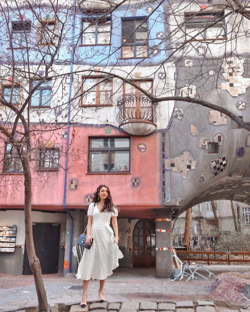 Anoushka Probyn Instagram Fashion Travel Blogger Vienna Hundertwasse