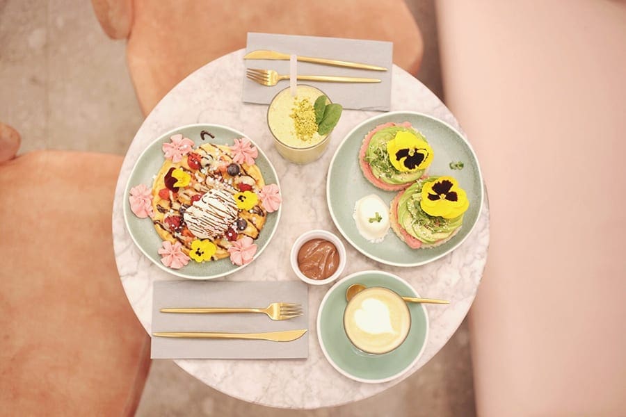 Instagram Cafes in London Blogger Travel Feya Cafe Breakfast Brunch