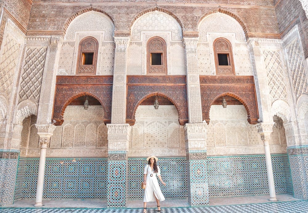Al-Attarine Madrasa Fez City Guide Travel Blogger Morocco Sights