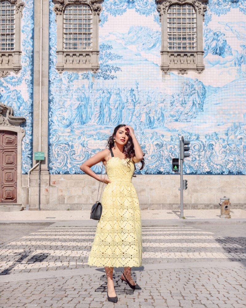 Anoushka Probyn UK London Fashion Travel Blogger Porto Portugal Guide Igreja Blue Tiled Church