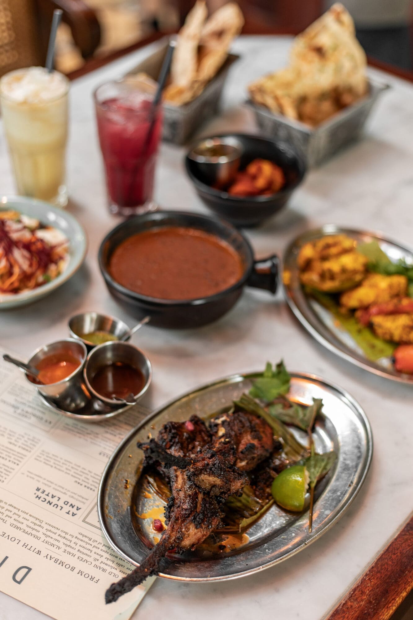 Dishoom Granary Square King's Cross London Dining Indian Restaurant