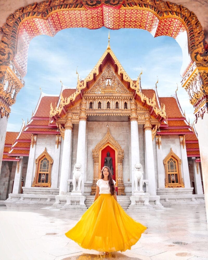 Anoushka Probyn Wat Benchamabophit Marble Temple Instagram Bangkok Guide
