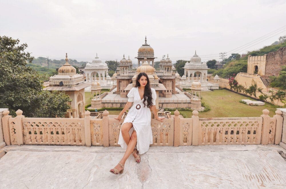 Royal Gaitor Cenotaphs Jaipur Sights India Travel Instagram Blogger