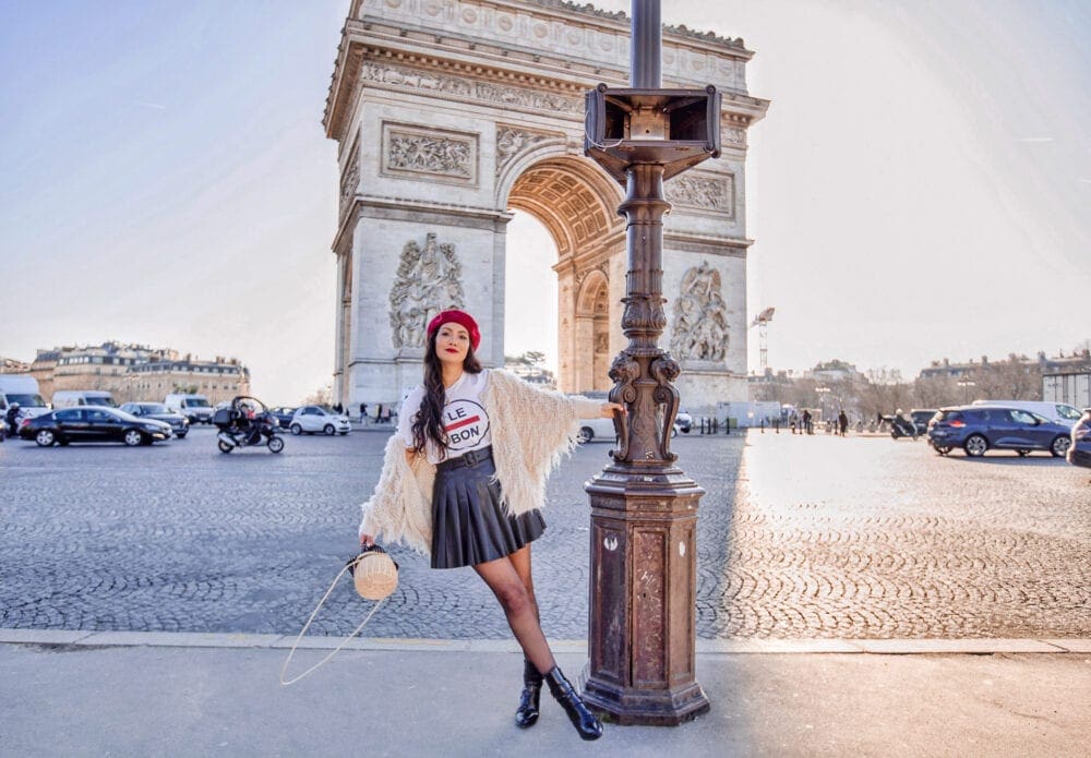 Arc de Triomphe Paris Guide Things to Do Instagram Locations France Travel UK London Blogger Influencer