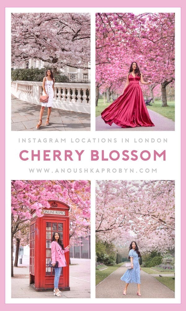 Cherry Blossom Instagram Locations in London UK Travel Spring Blooms Photography Influencer