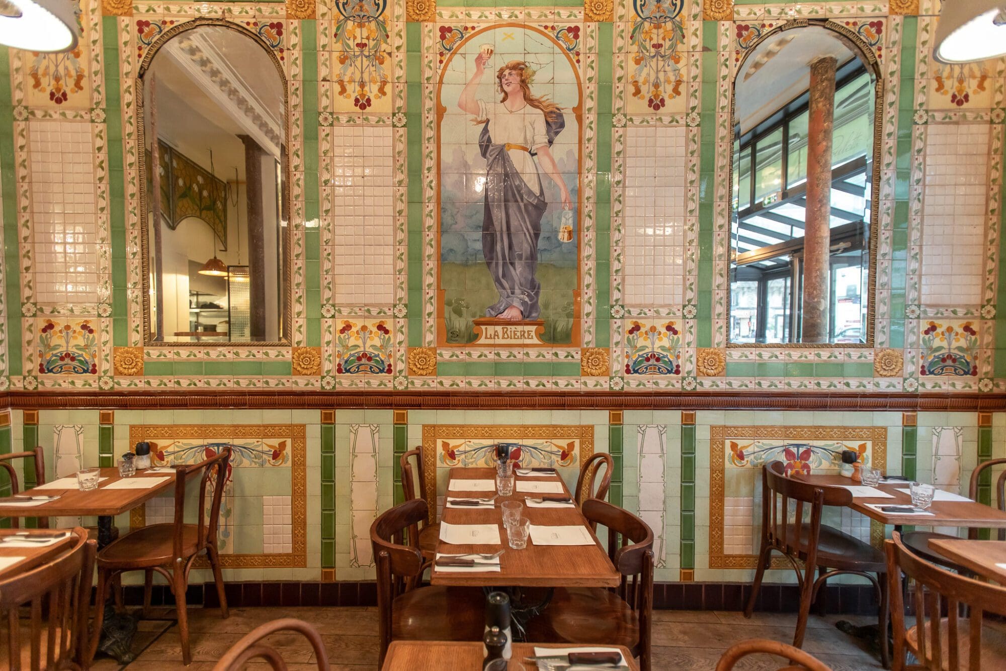 Poulette Restaurant Art Nouveau Interiors Paris
