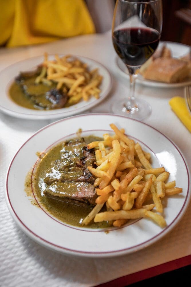 Relais Entrecote Steak Paris Restaurants Travel Guide
