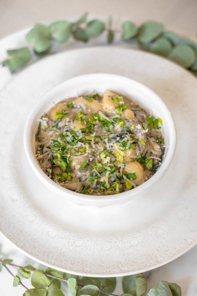 Mushroom Spinach Gnocchi Recipe Food Dinner Recipes Anoushka Probyn UK Lifestyle Blogger