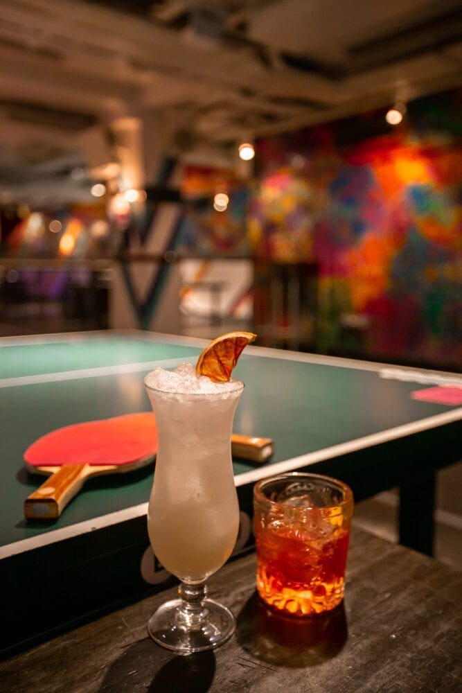 Bounce Ping Pong Cocktails Shoreditch East London Things to Do Area Guide UK Travel Blogger Influencer