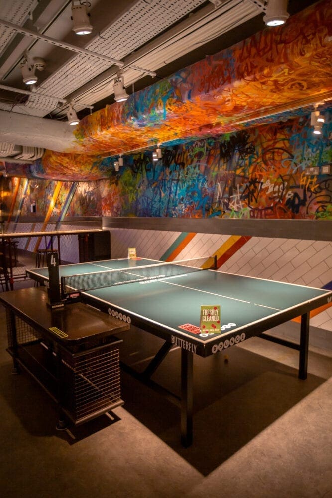 Bounce Ping Pong Shoreditch East London Things to Do Area Guide UK Travel Blogger Influencer