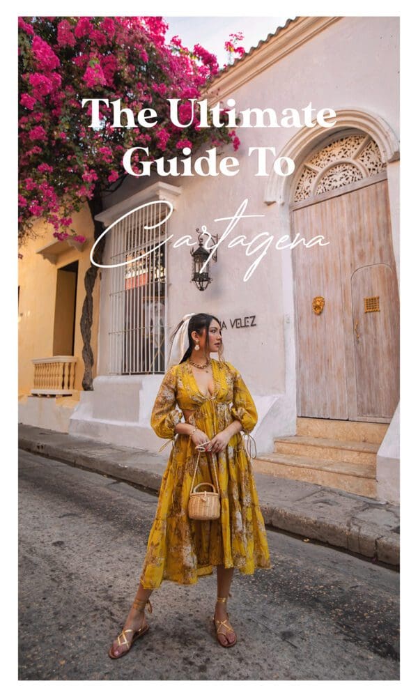 Cartagena Travel Guide Pin Me- Things to Do, Restaurants and Bars