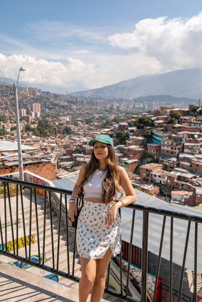 Comuna 13 Views Medellin Travel Guide Blogger Colombia