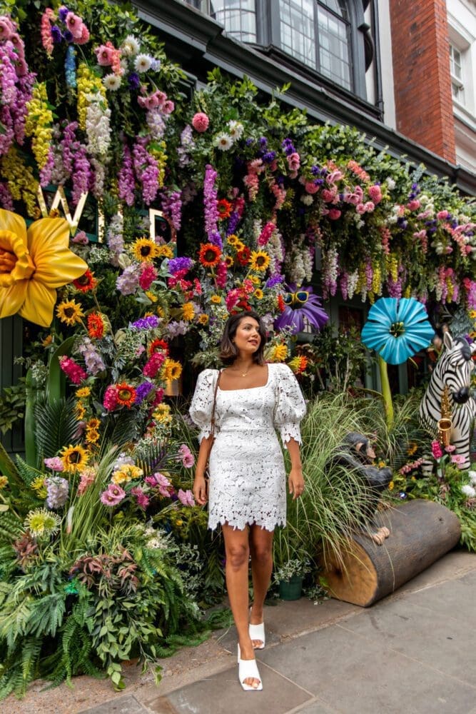 Chelsea in Bloom 2022 Floral Display The Ivy Chelsea Garden Installation