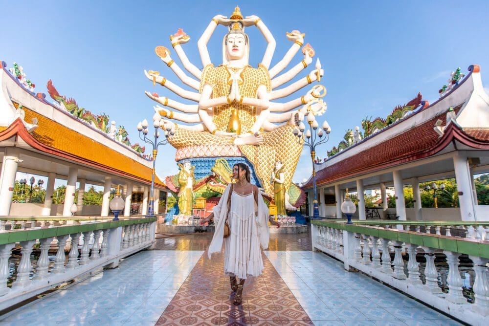 Koh Samui Wat Plai Lam Temple Things To Do Travel Guide Thailand
