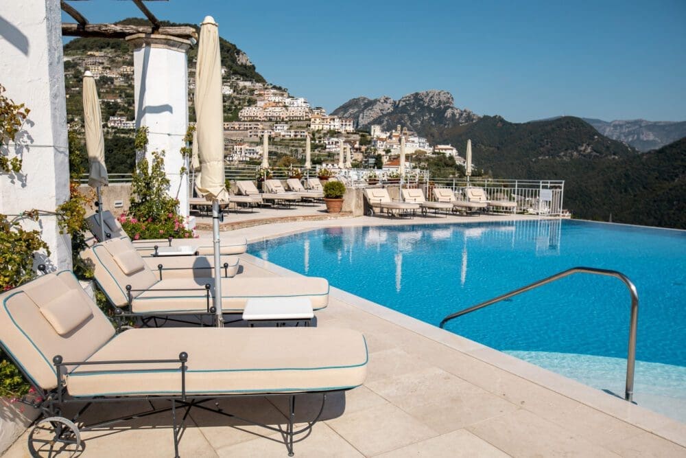 Hotel Belmond Caruso Amalfi Pool with view Luxury Hotel Experience