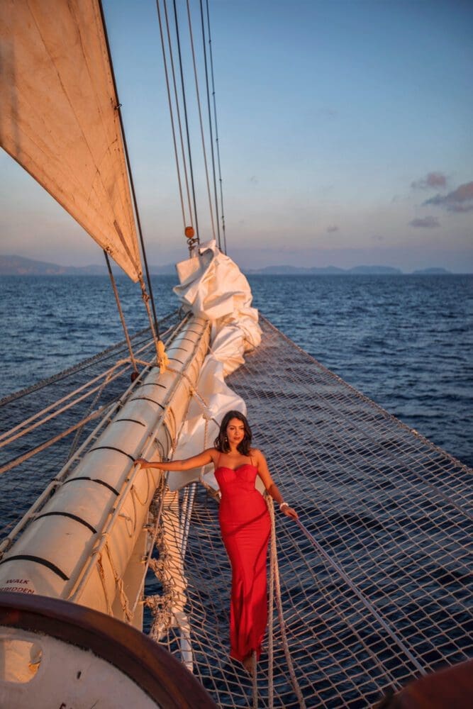 Star Clippers Cruise Nets nautical photoshoot
