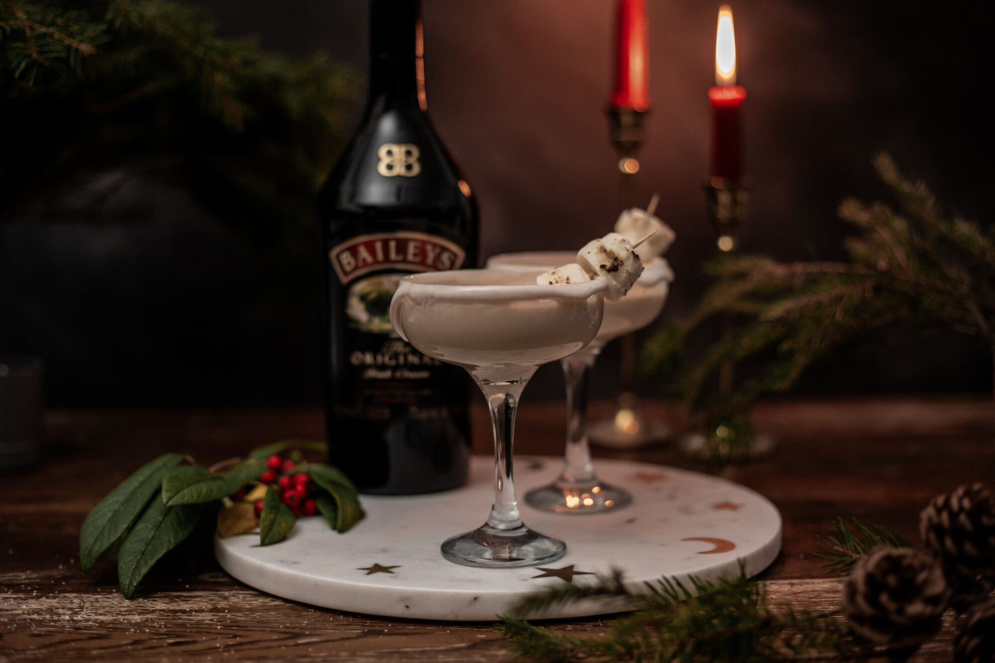 Baileys Christmas Cocktail Recipe Vodka Chocolate Marshmallow Festive Drinks