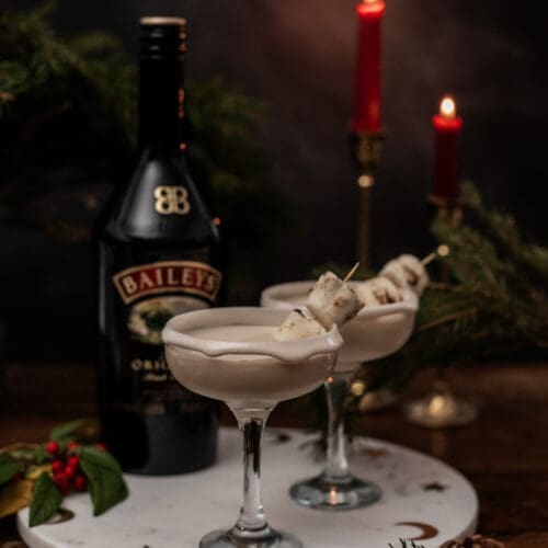 Baileys Christmas Festive Cocktail Recipe Vodka Chocolate Marshmallow