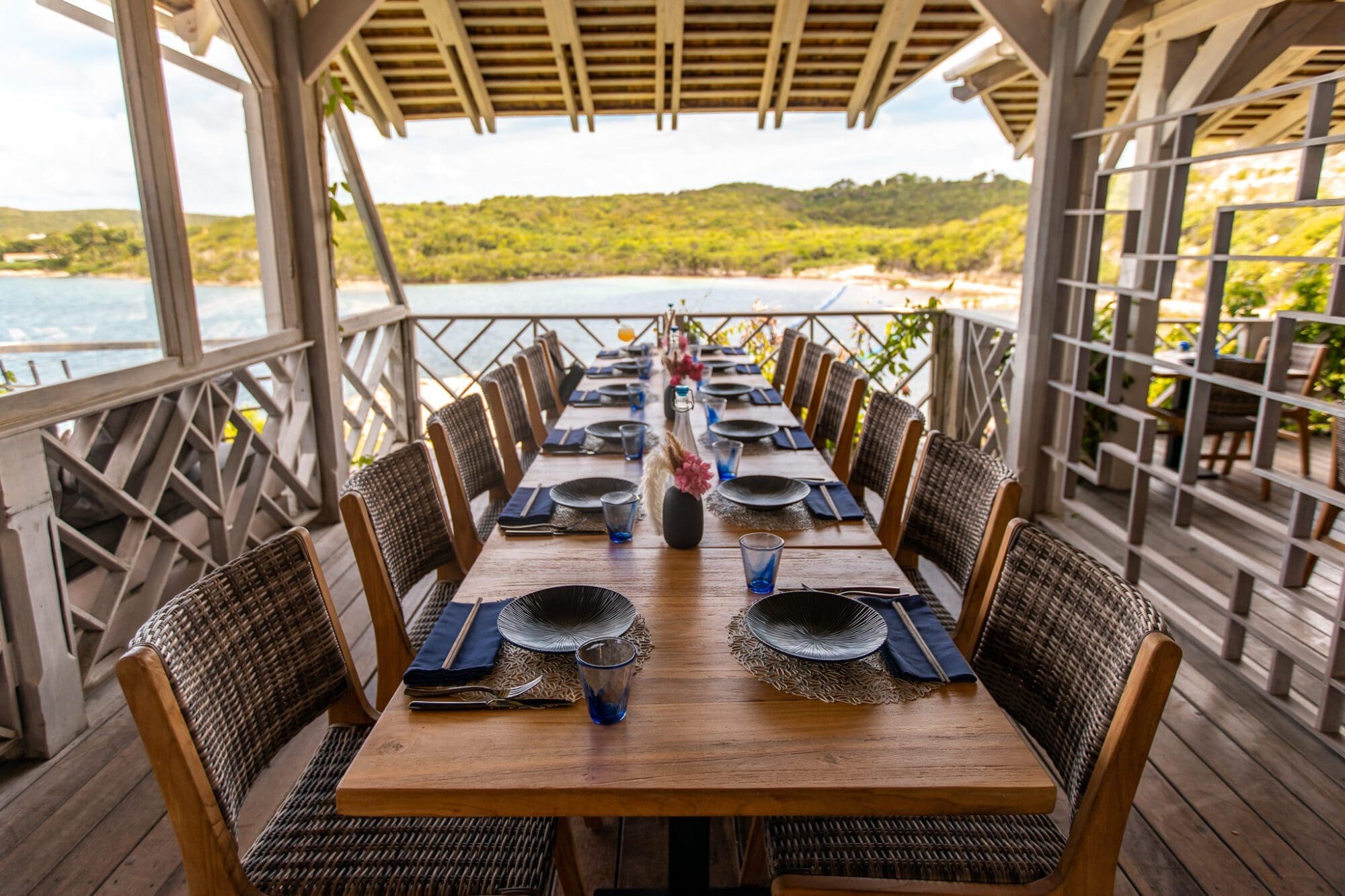 Rokuni Restaurant Antigua Where to eat Food Dining UK Travel Blogger Table