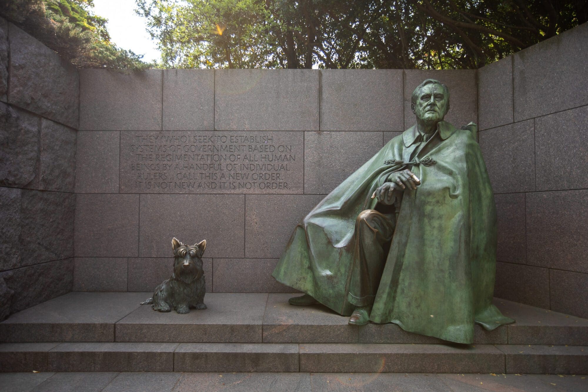Roosevelt Memorial Washington DC Travel Guide Things to Do