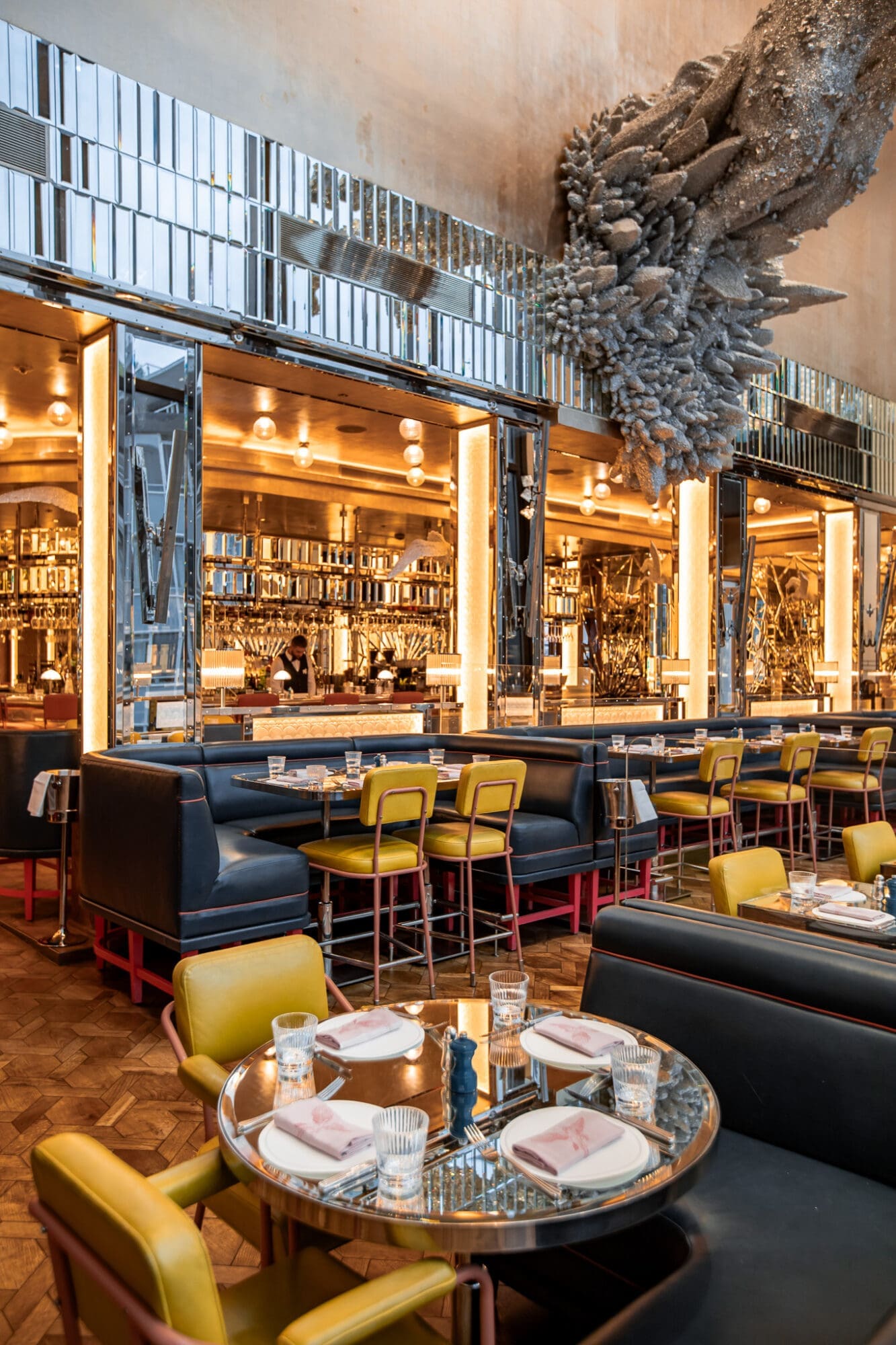 Brasserie of Light London Instagrammable Aesthetic Restaurants