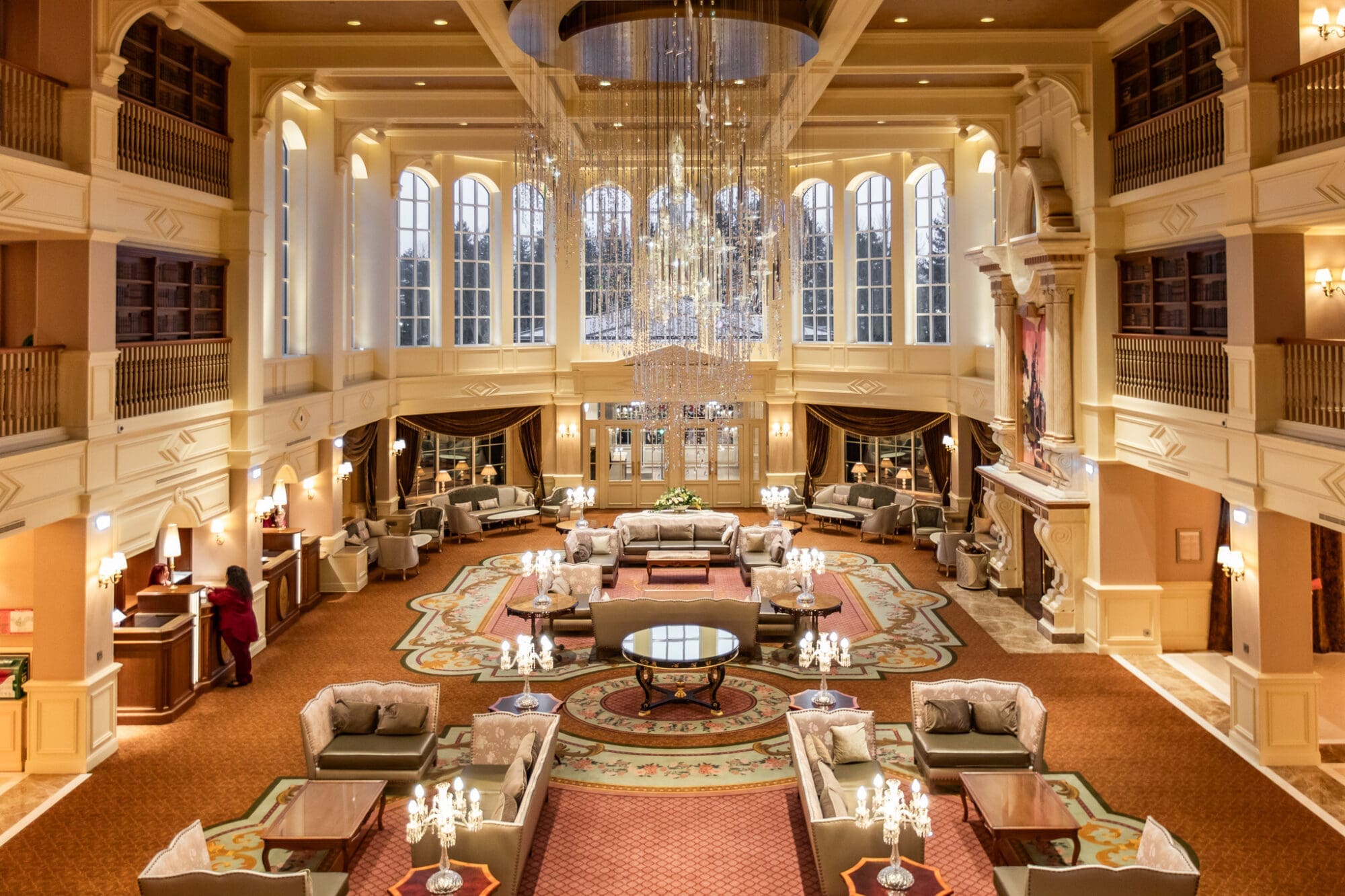 Lobby of Disneyland Paris Hotel