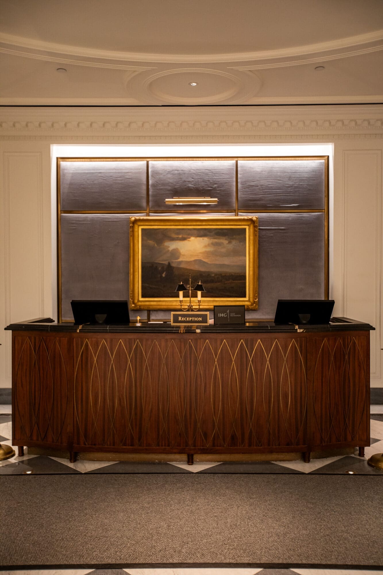 Reception area InterContinental Barclay Hotel New York