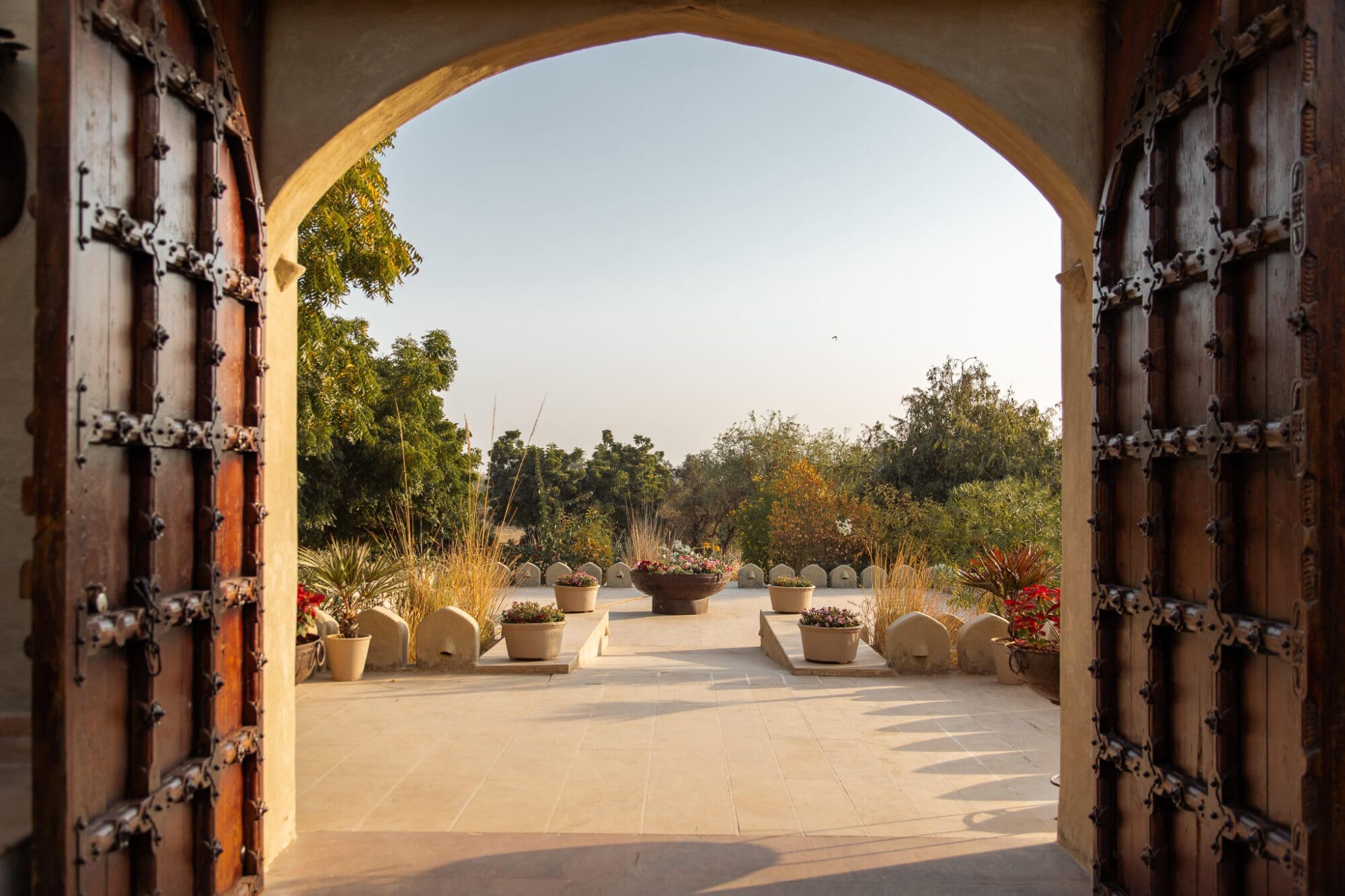 Entrance way at Mihir Garh