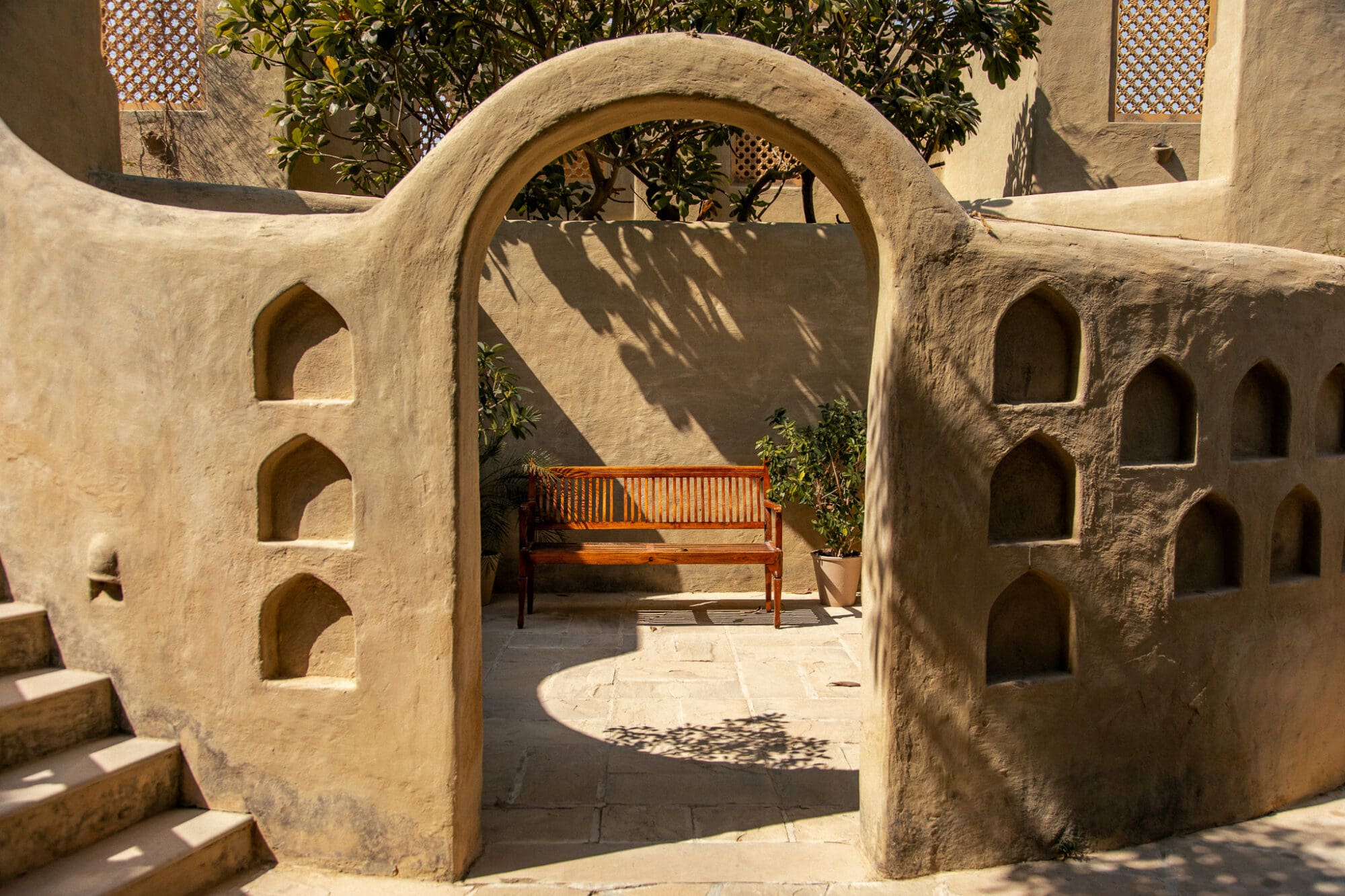 Interior details at Mihir Garh