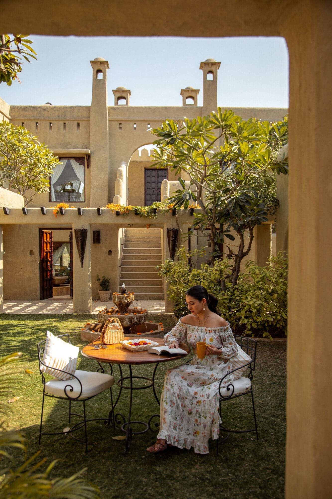 Mihir Garh Review Garden Seating