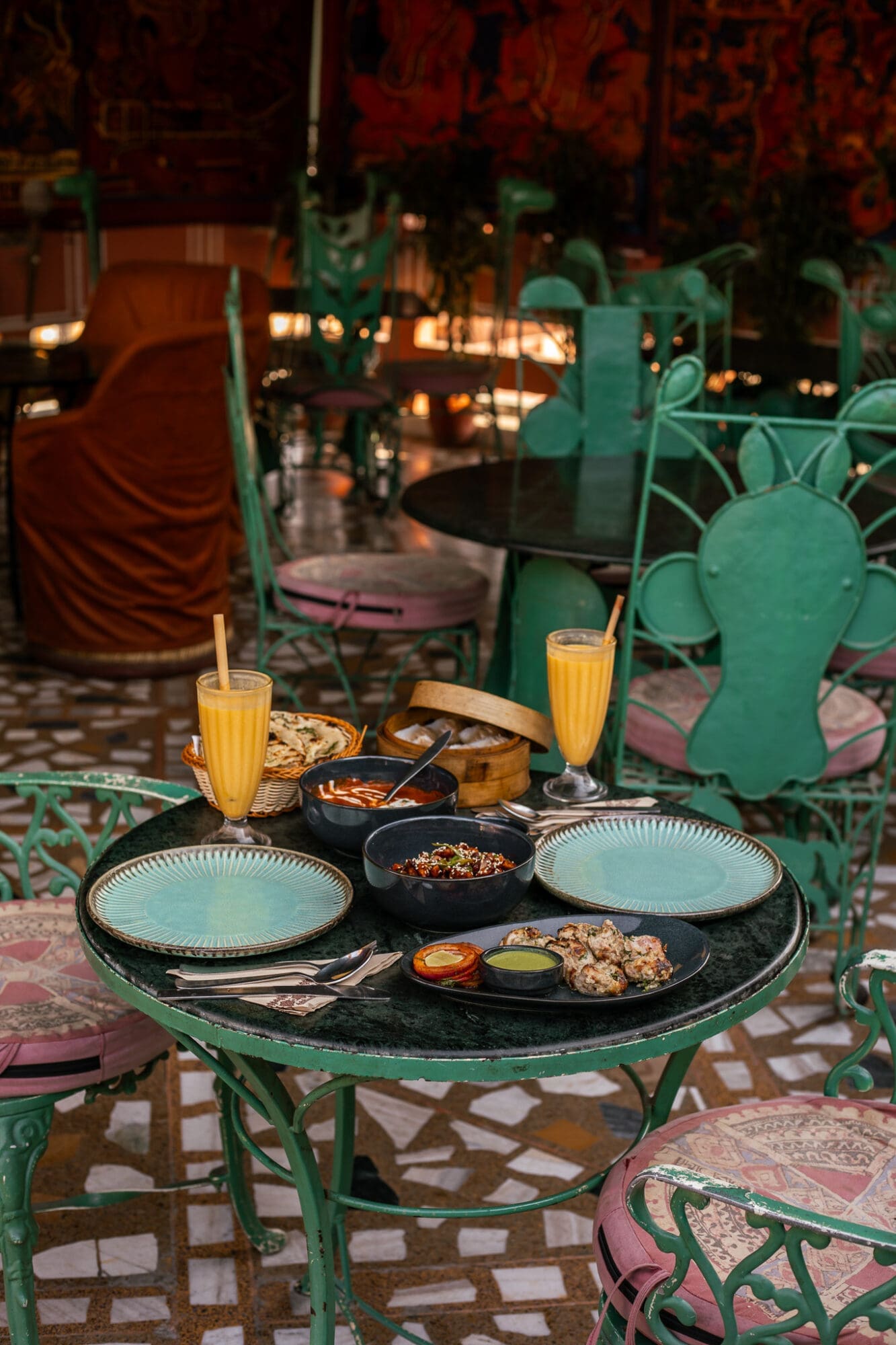 Peacock Restaurant Beautiful Restaurants in Jaipur Rajasthan India Food