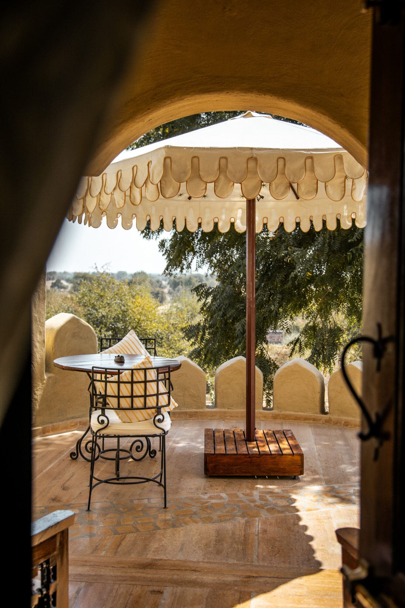 Terrace View Mihir Garh Jodhpur Luxury Hotel Review