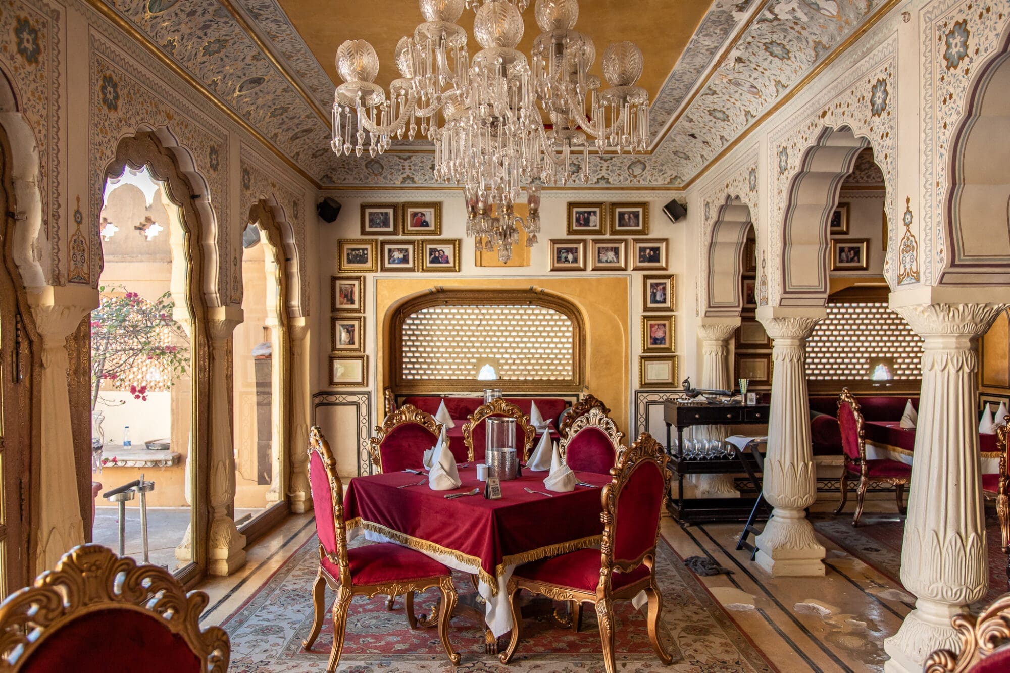 1135AD Beautiful Restaurants in Jaipur Amber Fort Palace Interiors
