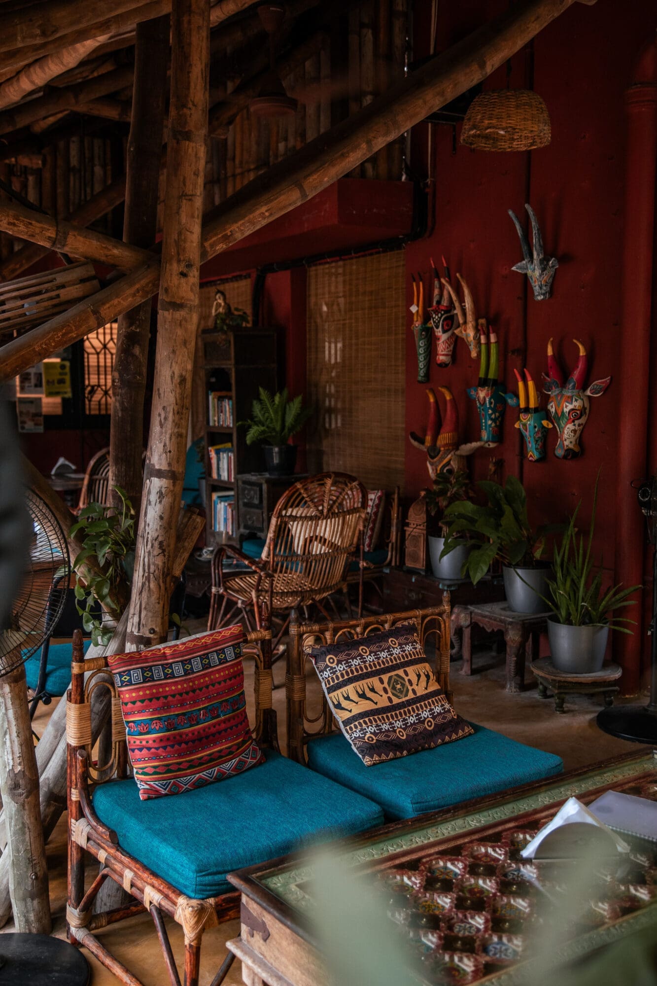 Cafe Sarwaa Trivandrum Kerala Interiors