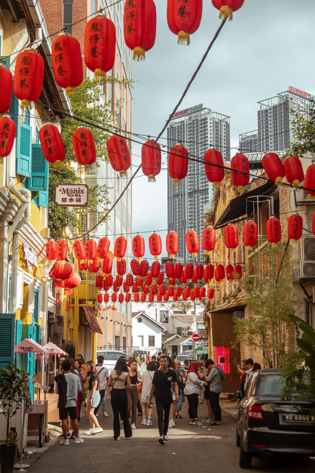 Kuala Lumpur Malaysia Chinatown Lanterns