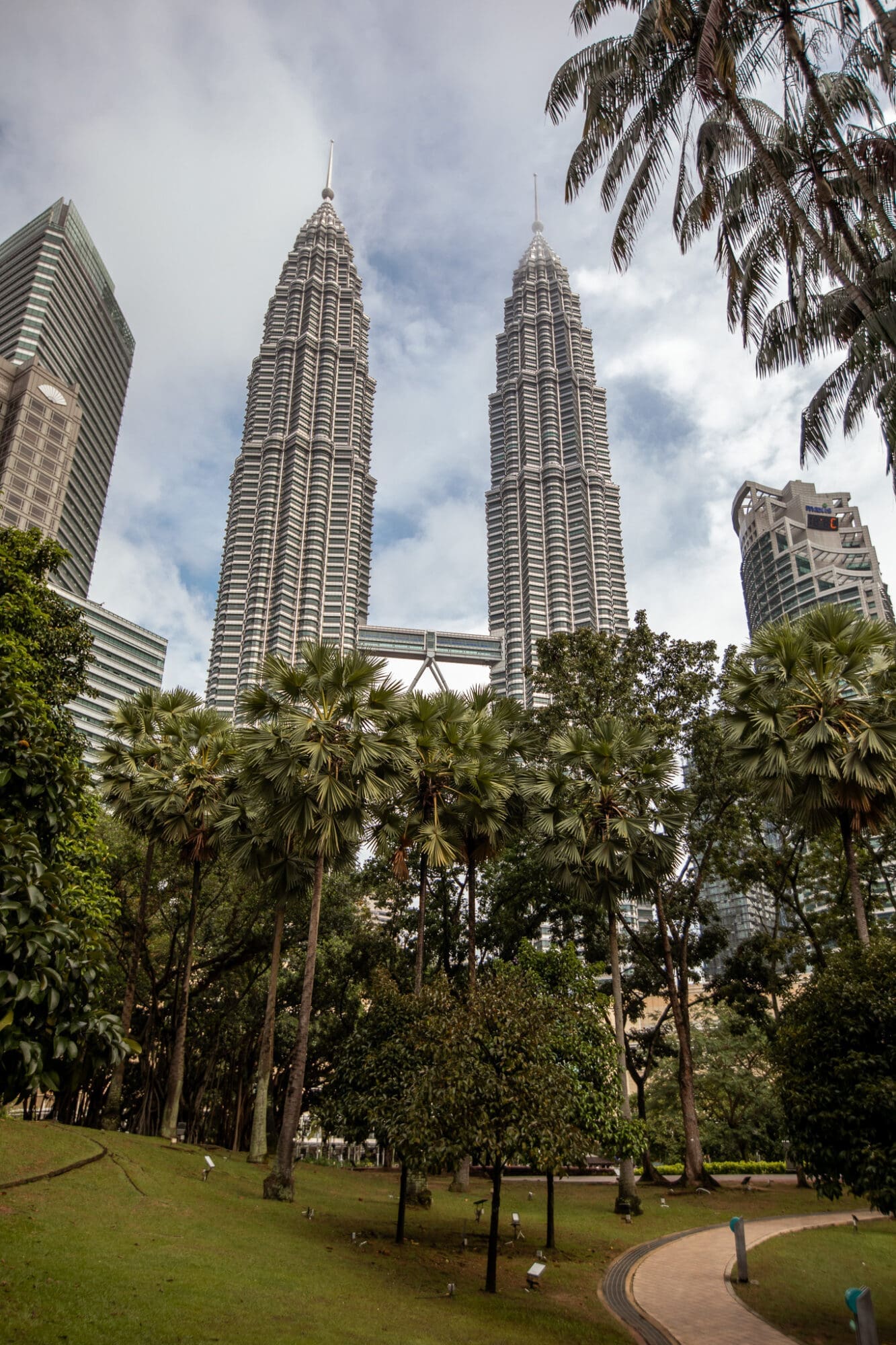 Petronas Towers from KLCC Park Kuala Lumpur