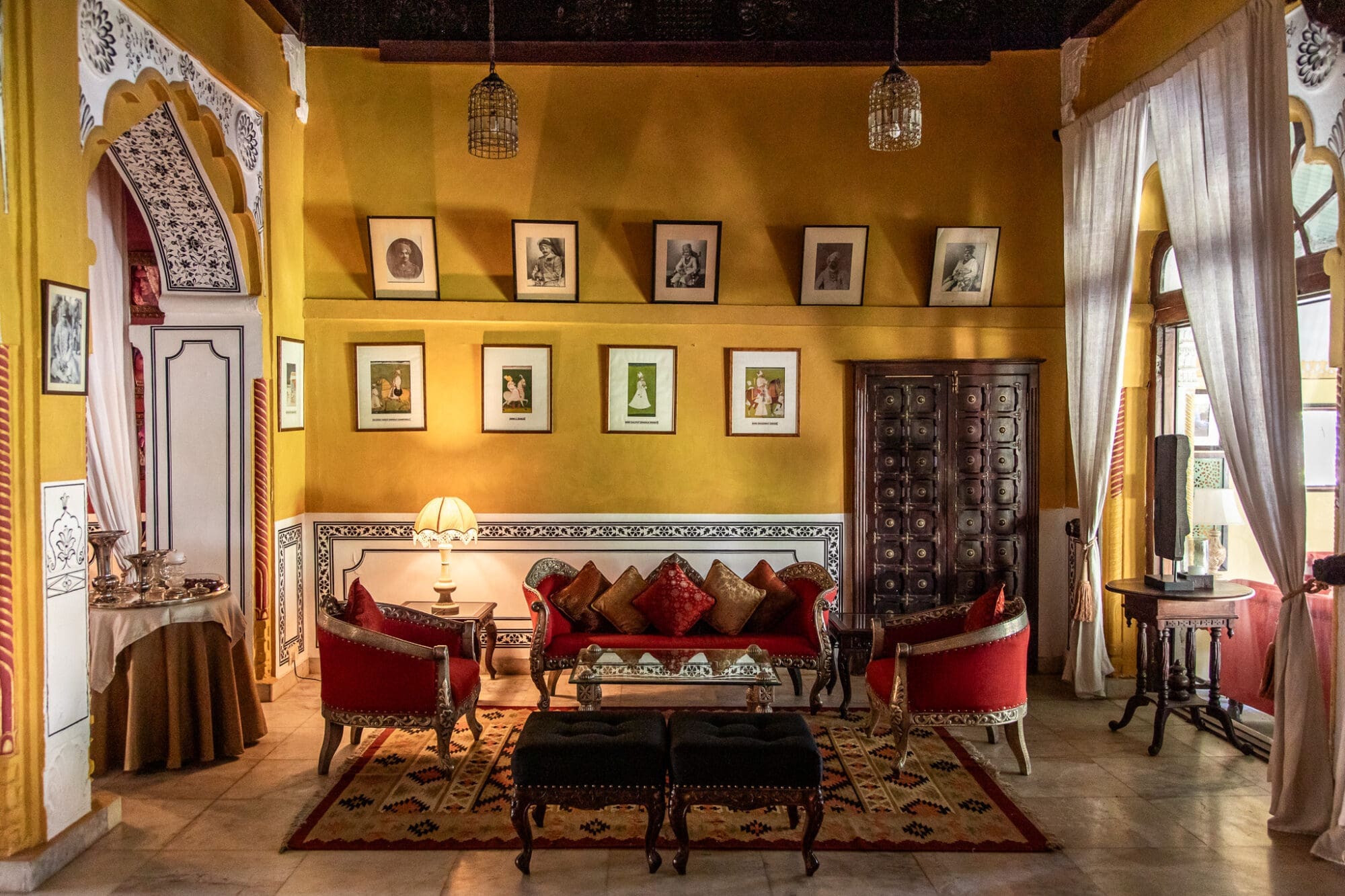 Rohet Garh Living Room Jodhpur Rajasthan Luxury Hotel Review