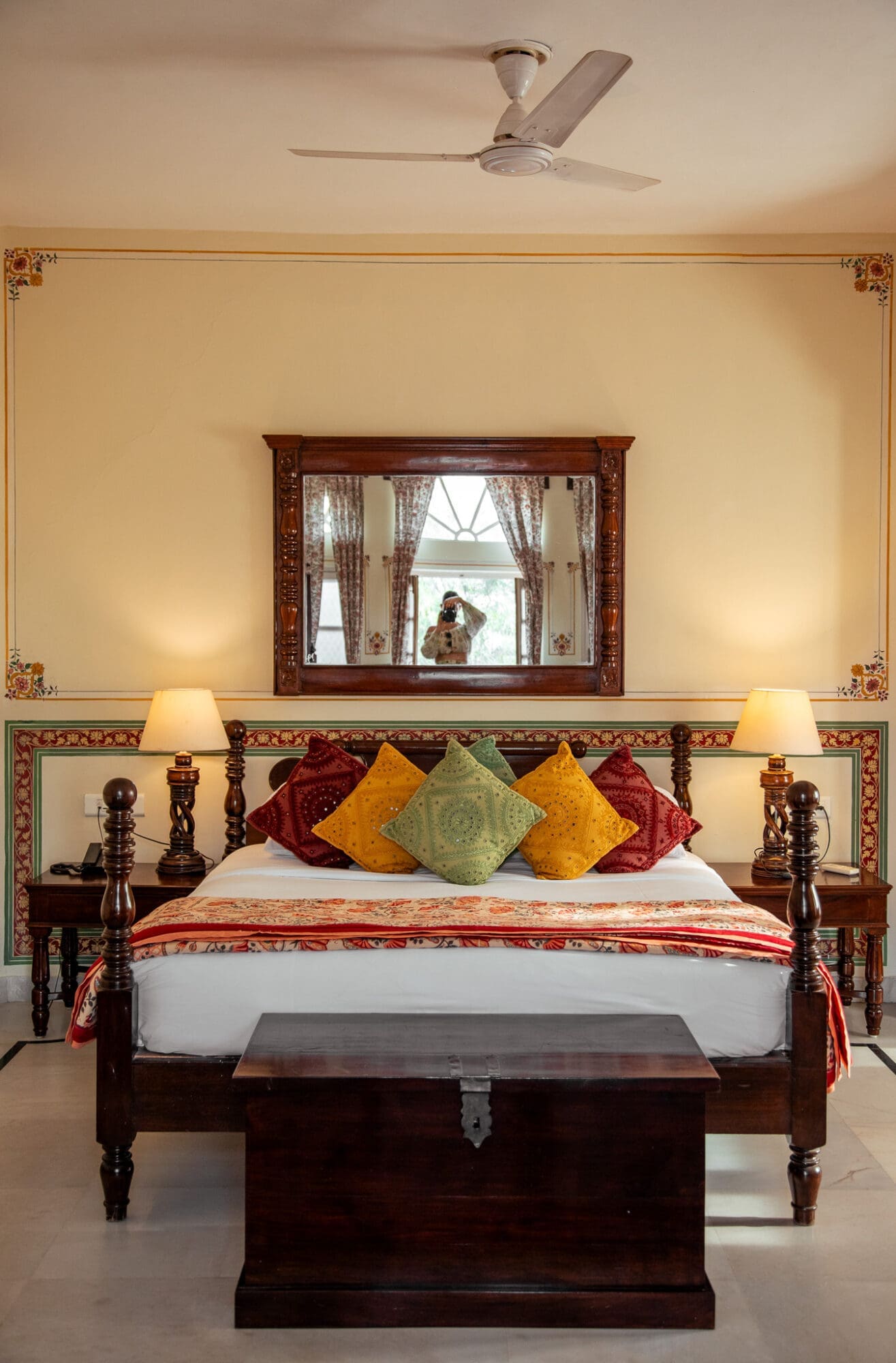 Room Interior at Rohet Garh Rajasthan India