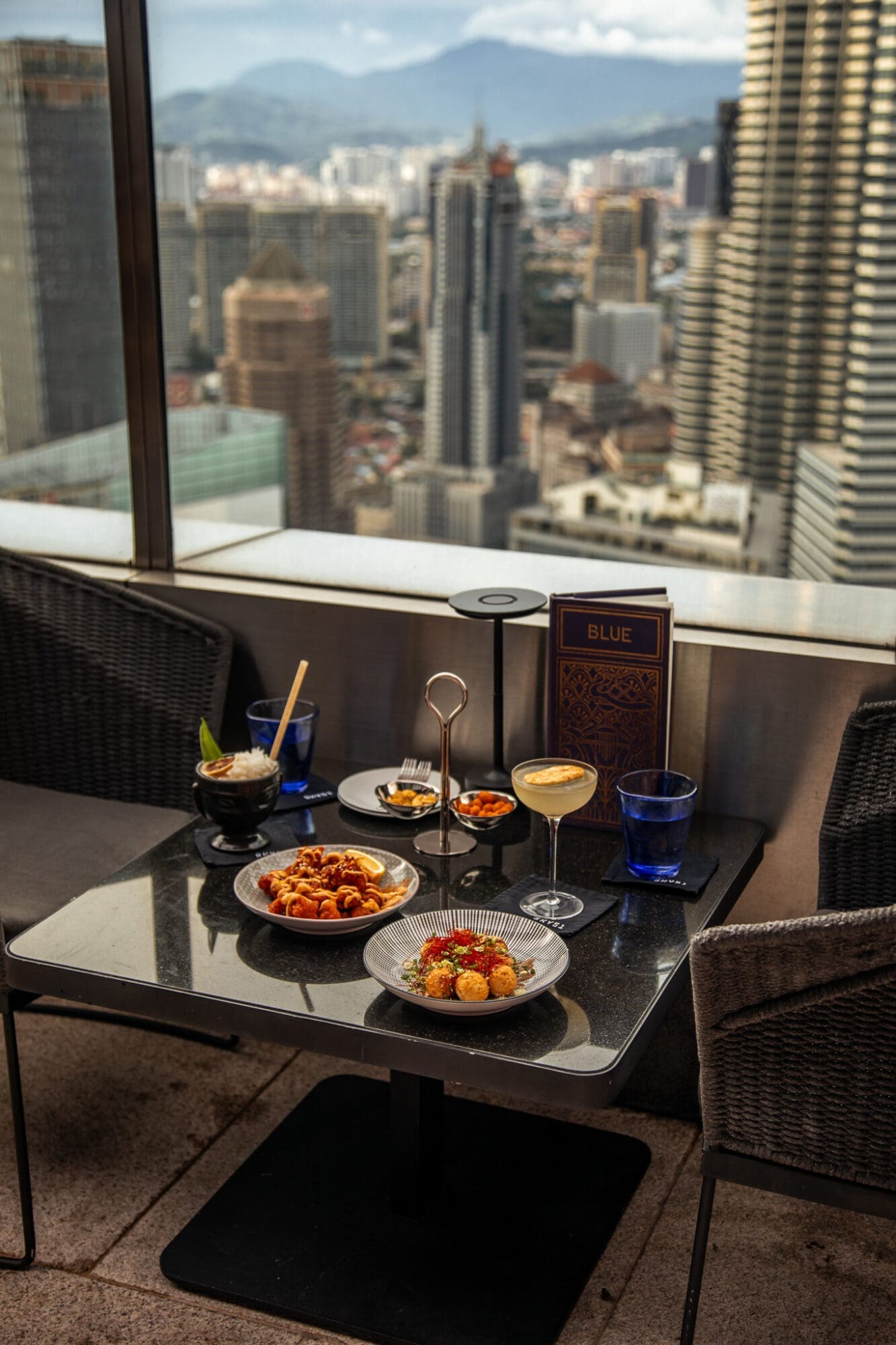 SKY51 Bar EQ Kuala Lumpur Rooftop Bar Views of Petronas Towers Malaysia Cocktails and bar bites