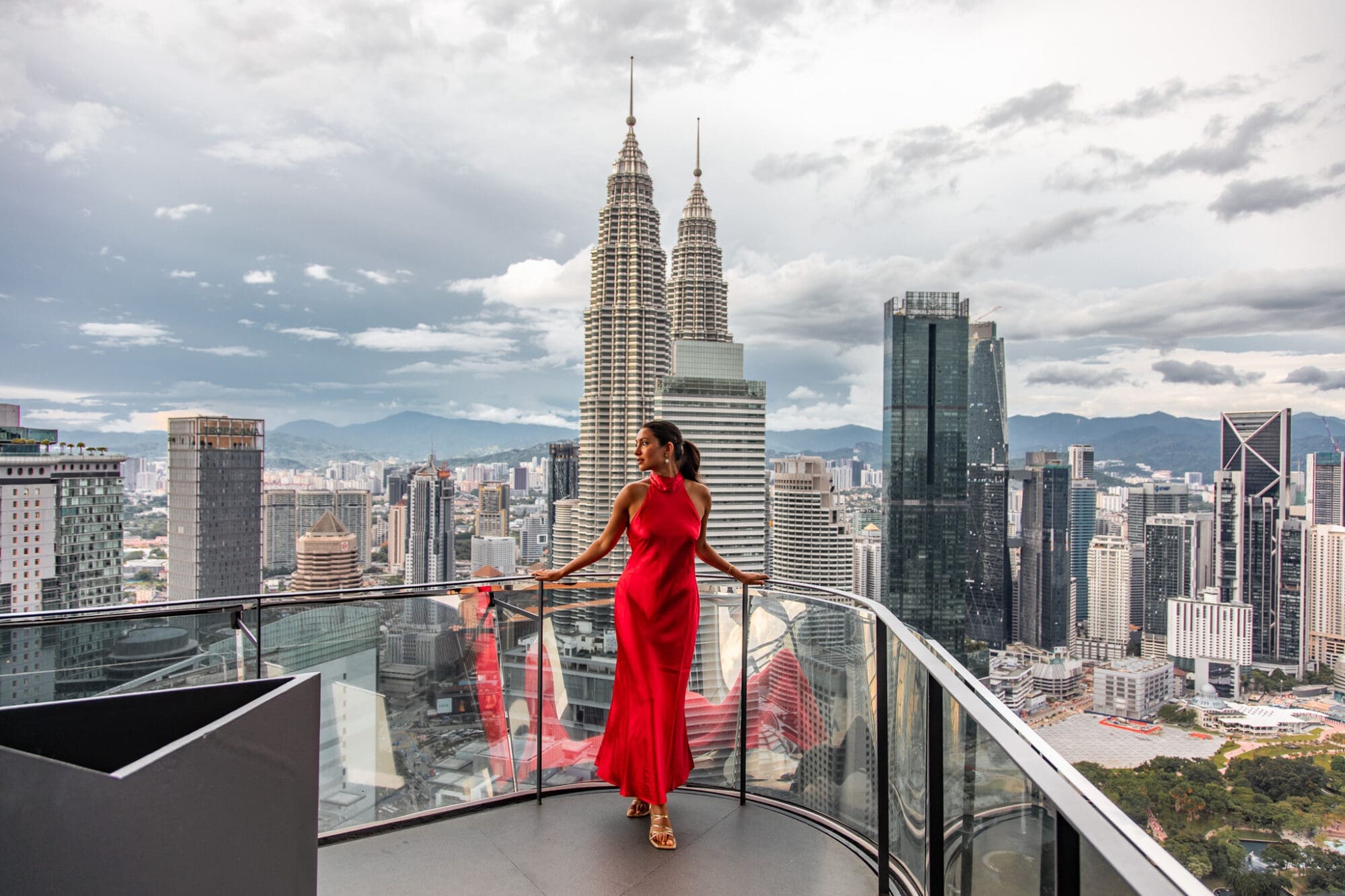 SKY51 Bar EQ Kuala Lumpur Rooftop Bar Views of Petronas Towers Malaysia