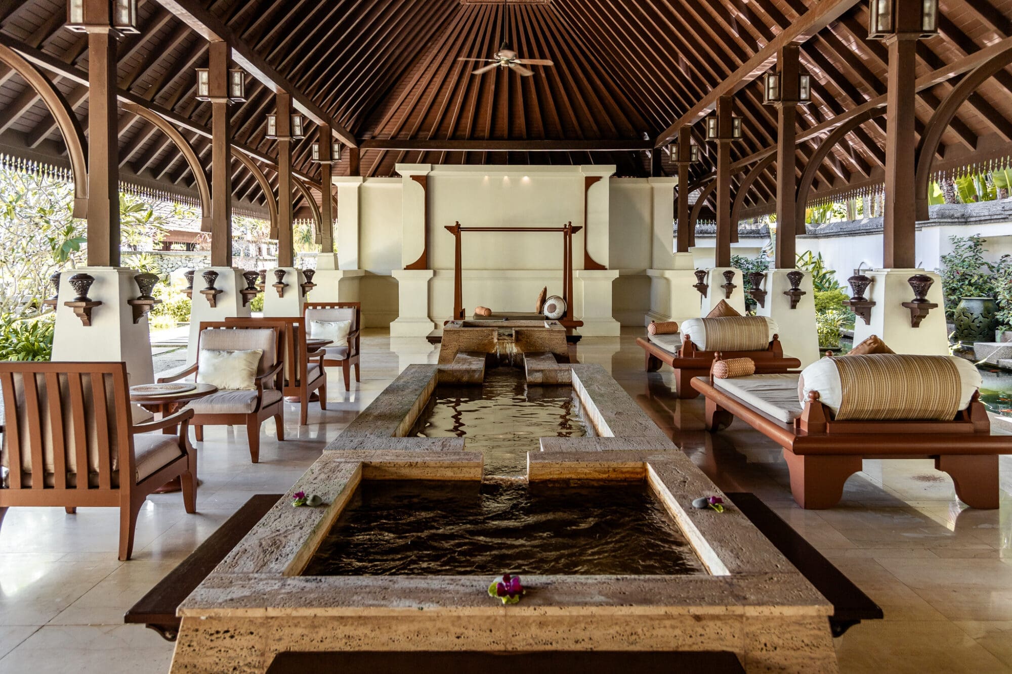 Spa Villa interiors at Pangkor Laur resort Malaysia