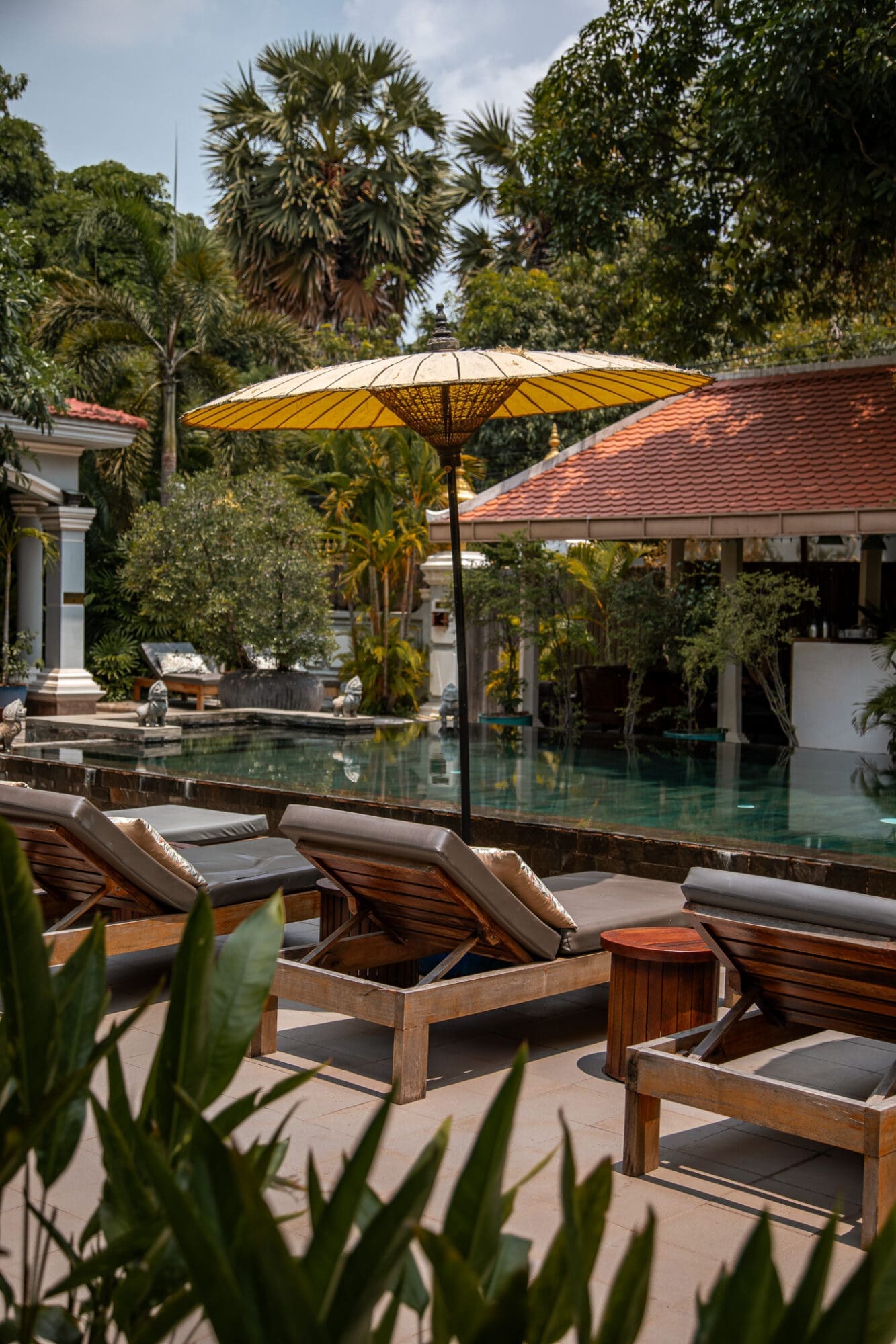 The Pavilion Hotel Review Phnom Penh Cambodia Sun Pool Loungers
