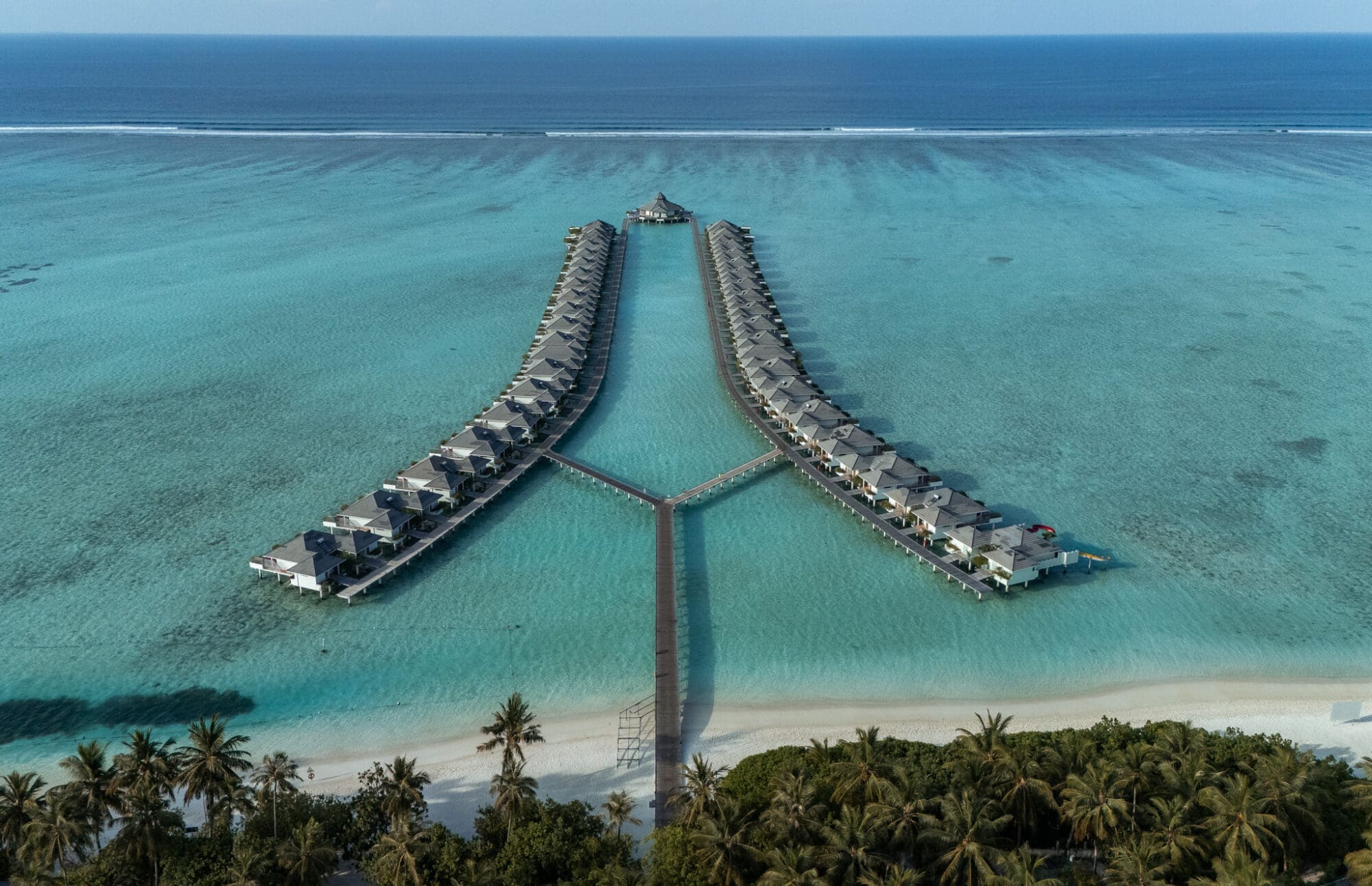 Villa Park Resort Sun Island Maldives Review Overwater Villas Drone