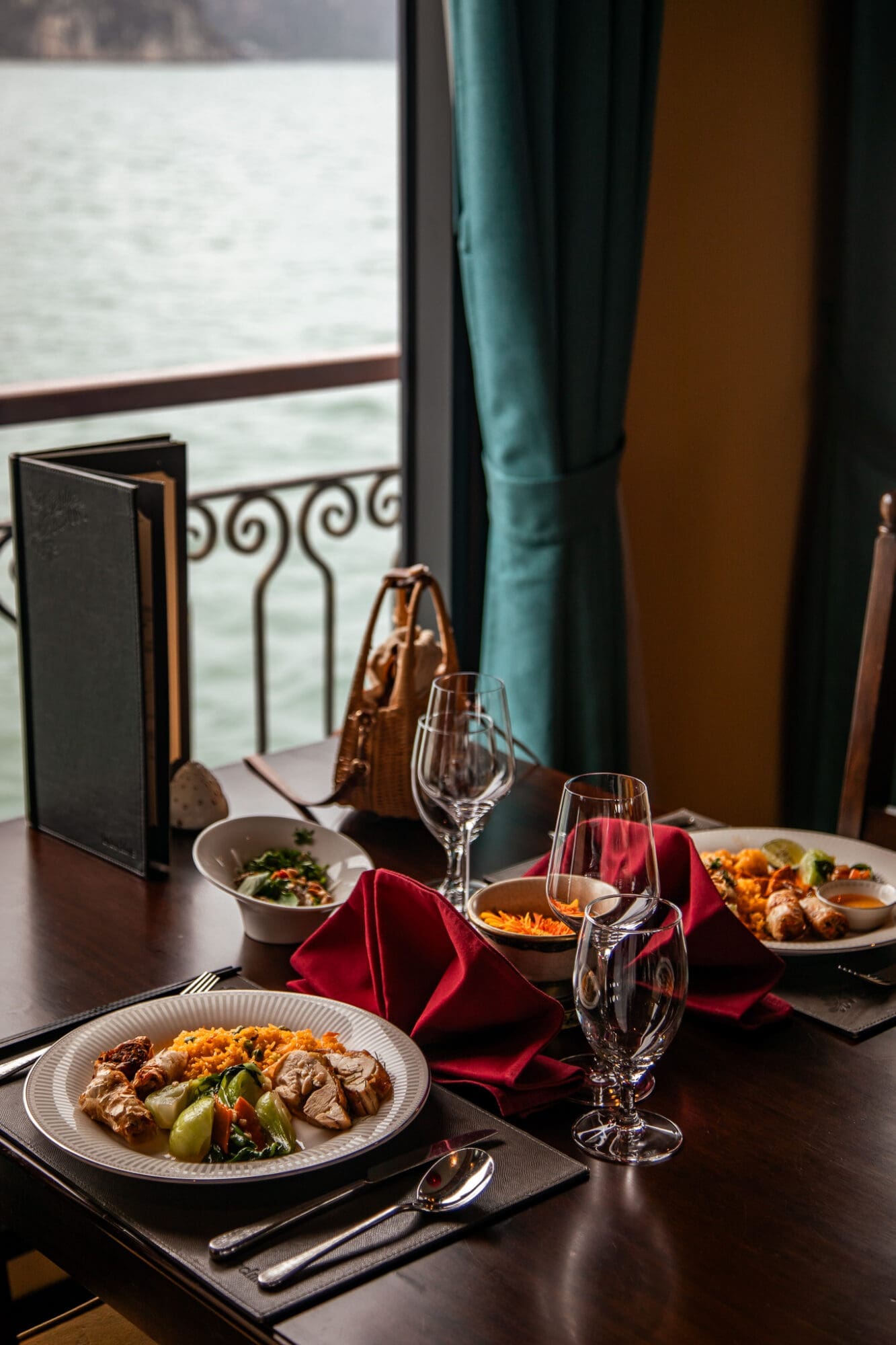 Buffet Lunch aboard the Indochine Premium Cruise ha Long bay