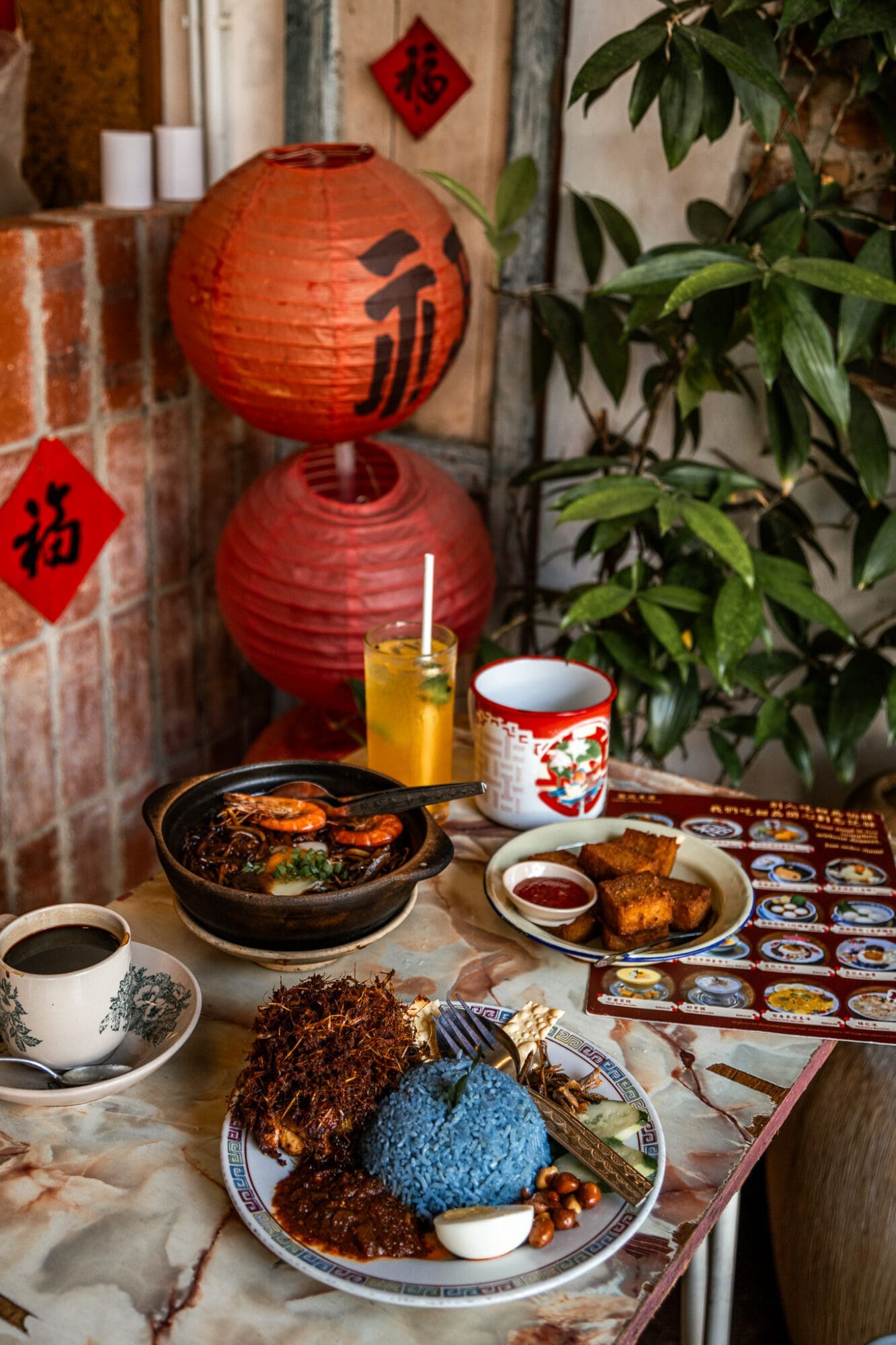 Loong Fong Cafe breakfast in George Town Penang